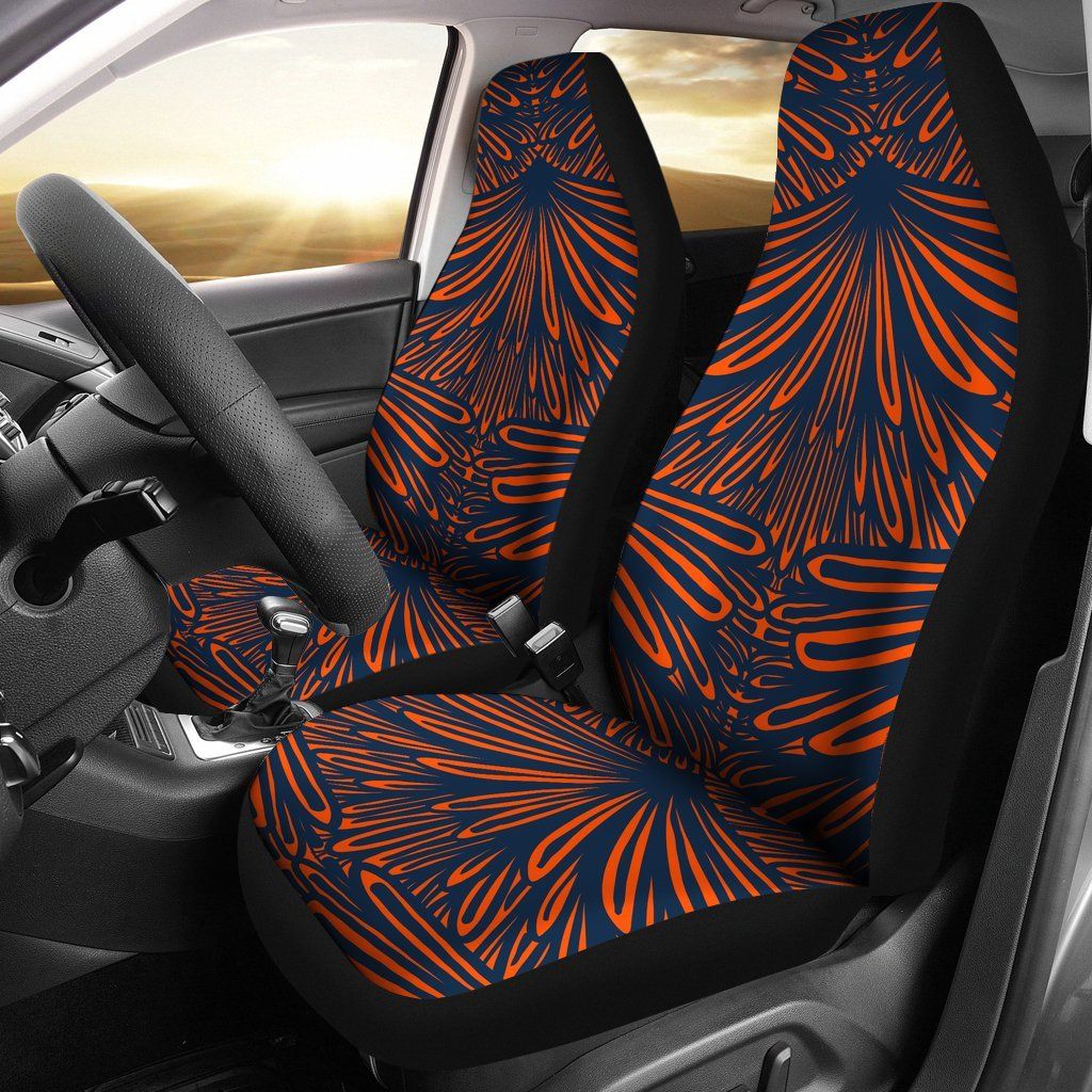 Denver Broncos Inspired Art Deco Car Seatcovers