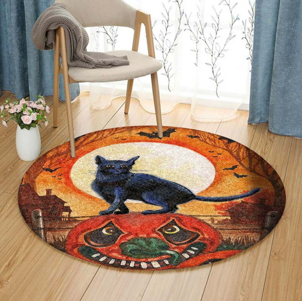 Halloween GE1761 Round Rug  CYSI2907