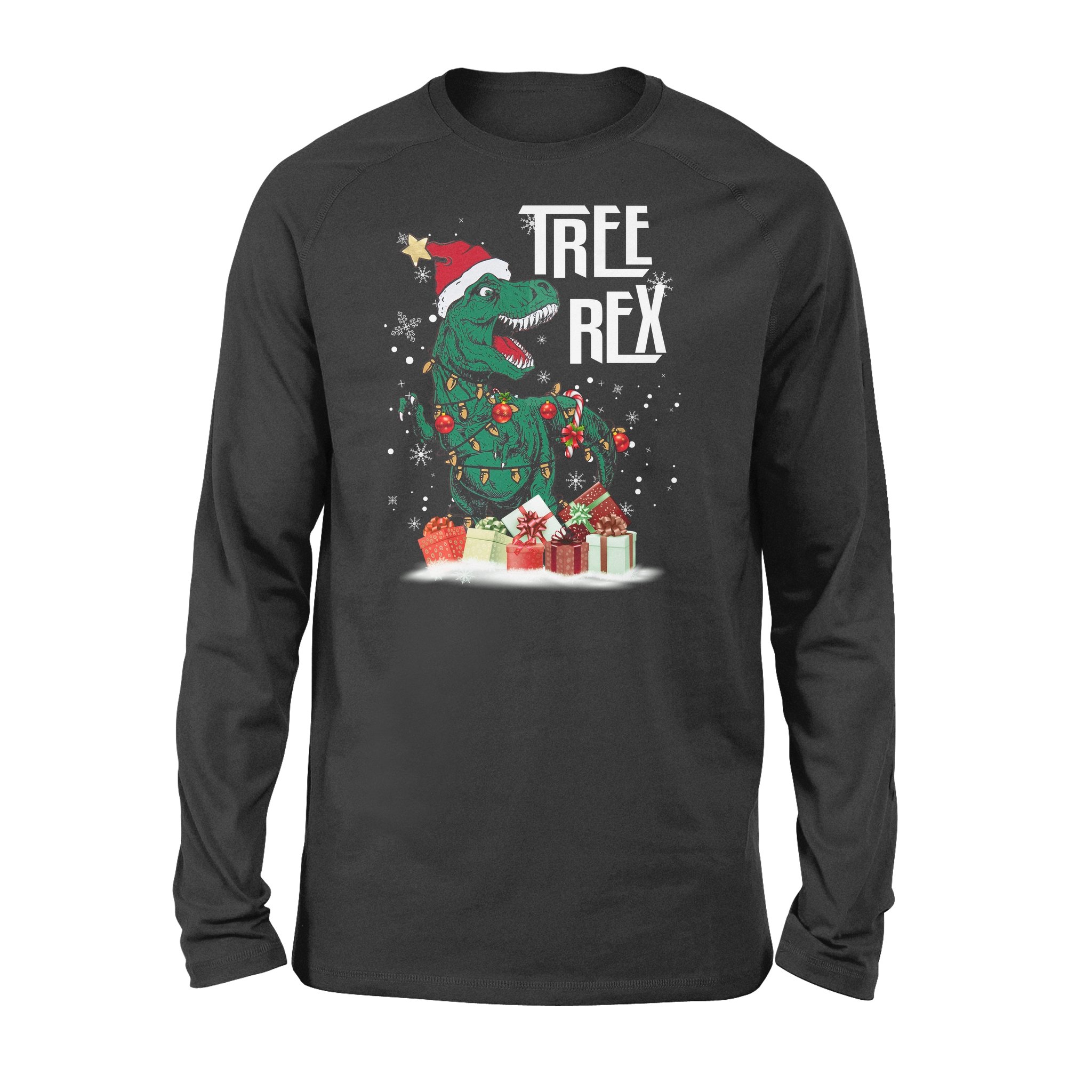 Christmas Gifts For Dinosaur Lovers – Dinosaur – Tree Rex Long Sleeve