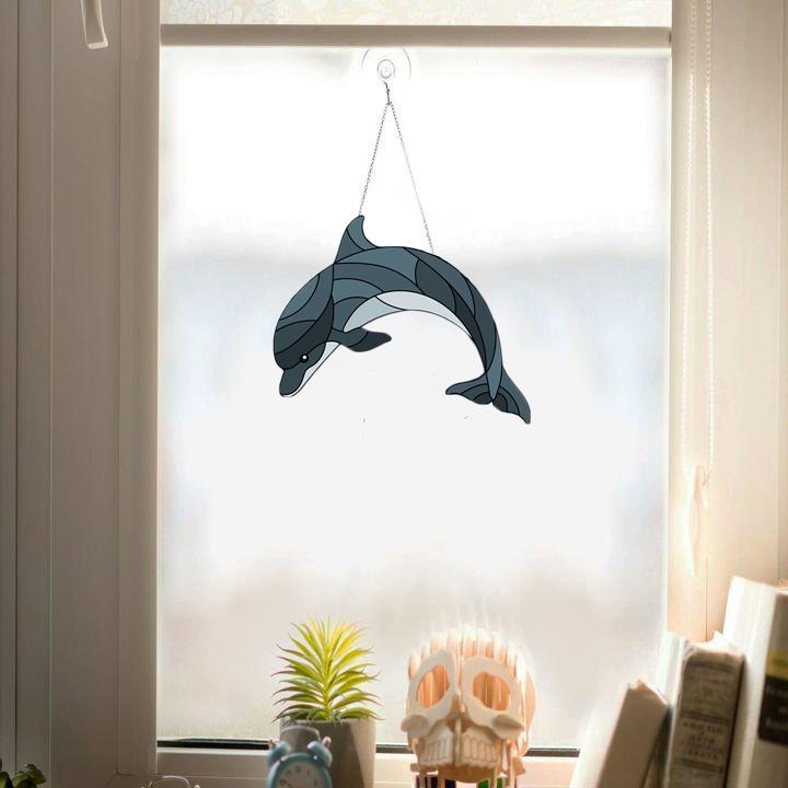 Dolphin Window Decor Ornament 3