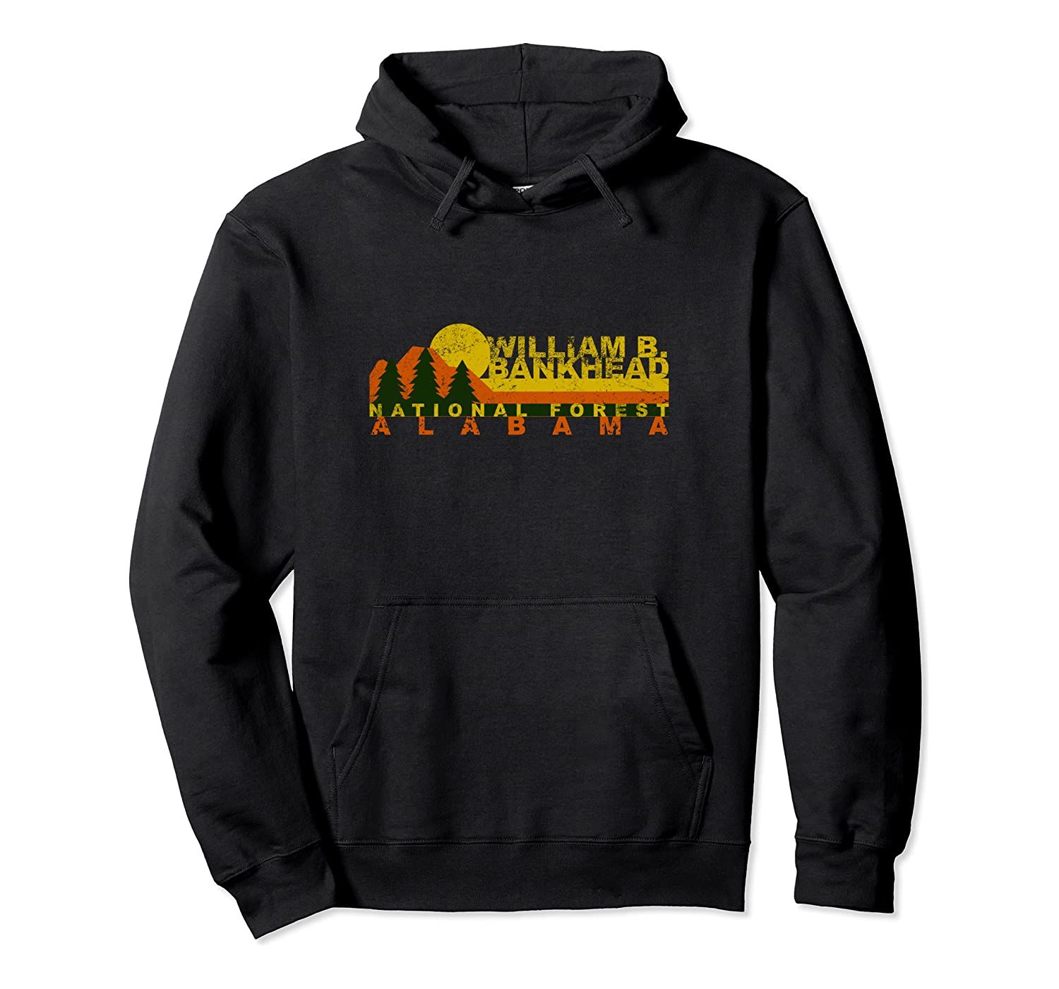 William B. Bankhead National Forest Vintage Retro Pullover Hoodie T-Shirt, Sweatshirt, Tank Top