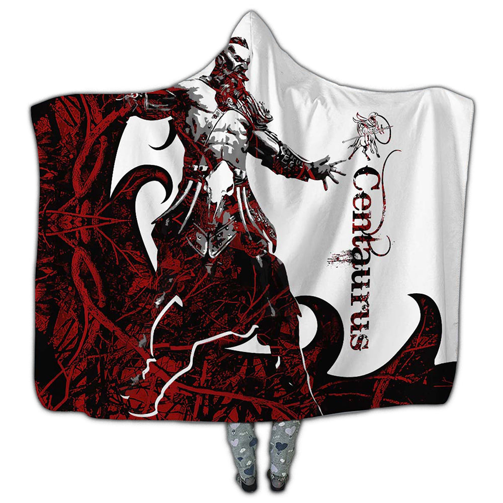 Viking Centaurus Legend Red And White Cool Style – Hoodie Blanket  – Owl Ohh