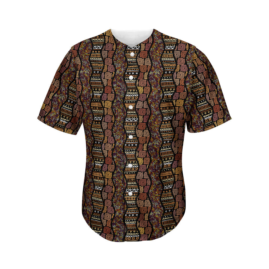 African Afro Inspired Pattern Print Men’S Baseball Jersey 3D Print