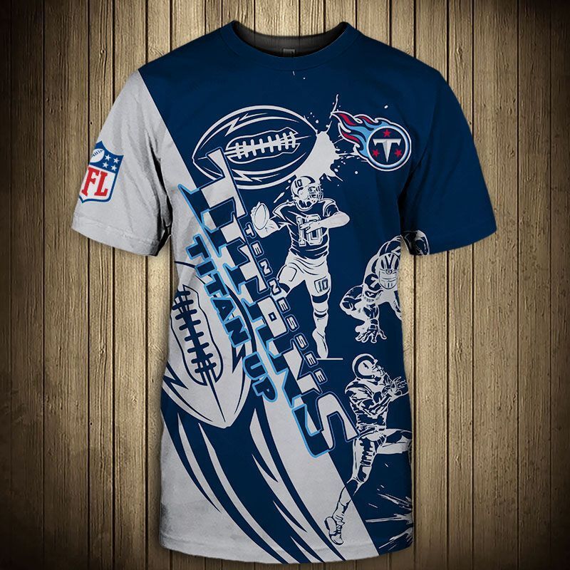 Tennessee Titans T-Shirt Graphic Cartoon Player Gift S