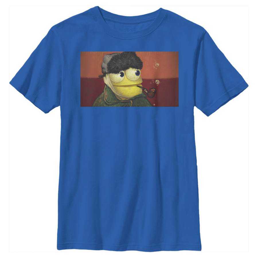 Ask the StoryBots Boy’s Bing Van Gogh Self-Portrait  T Shirt