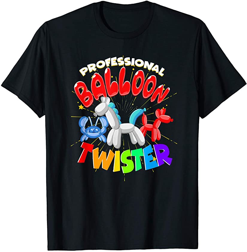 Professional Balloon Twister Animal Twisting Balloons Party T-Shirt