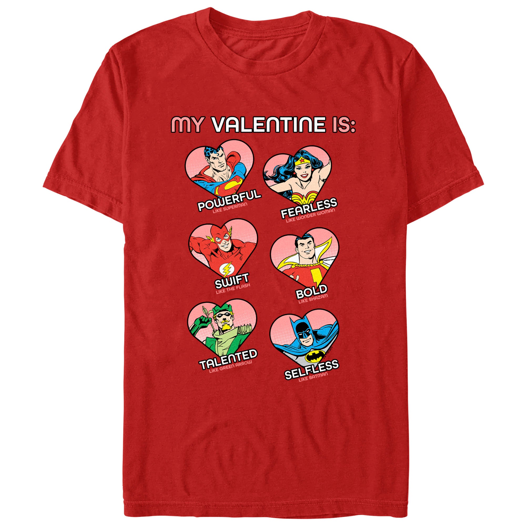 Boy’S Wonder Woman 1984 Valentines T-Shirt