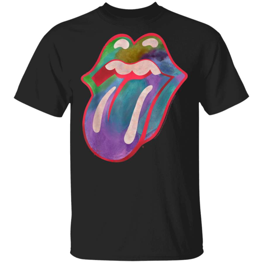 Rolling Stones Official Colour Tongue  TShirt