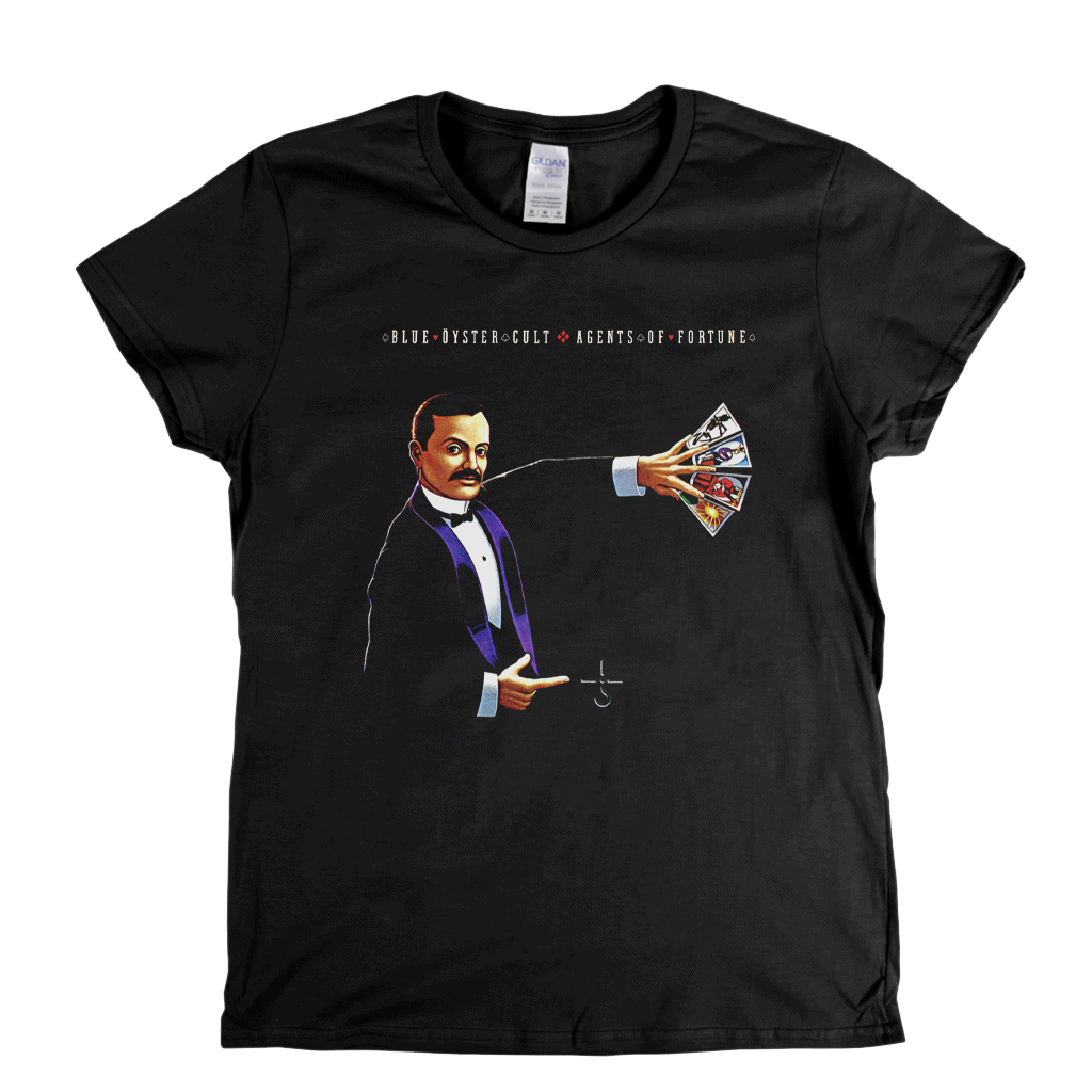 Blue Oyster Cult Agents Of Fortune Womens T-Shirt