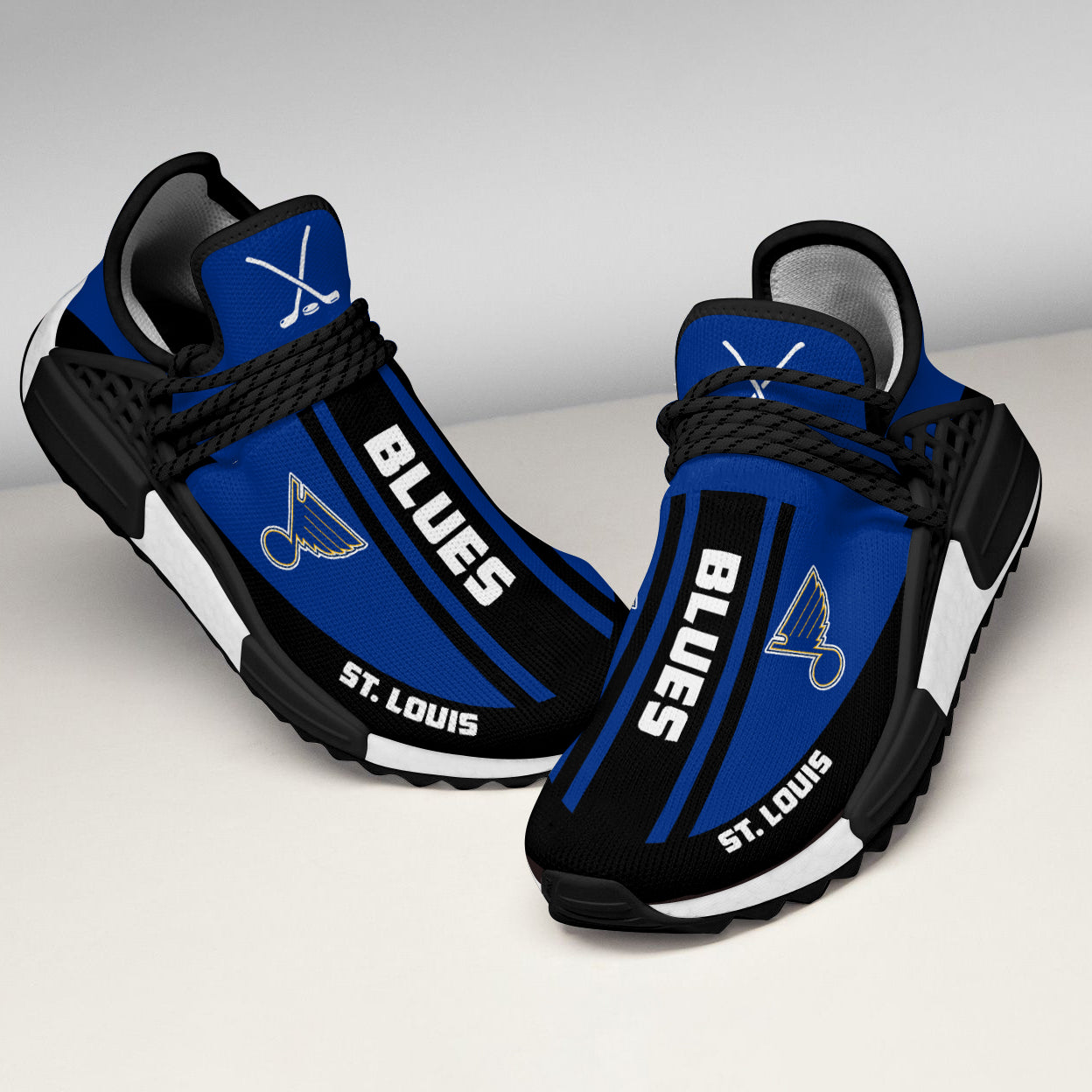 Fashion St. Louis Blues Human Race Shoes