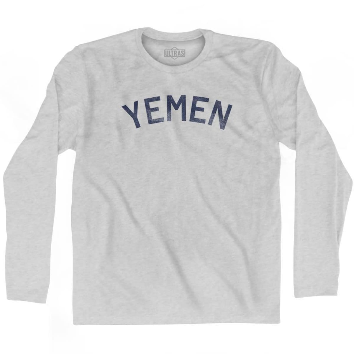 Yemen Vintage City Adult Cotton Long Sleeve T-shirt