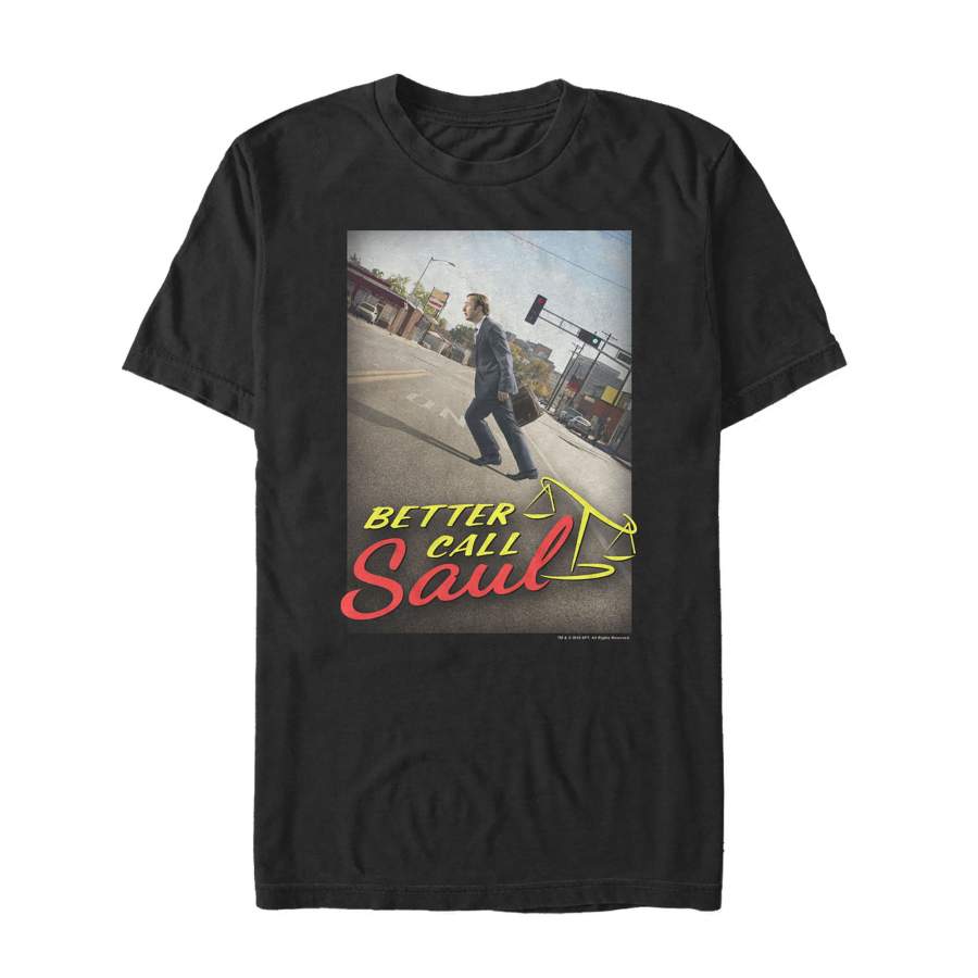 Better Call Saul Men’s Uphill Journey  T Shirt Black