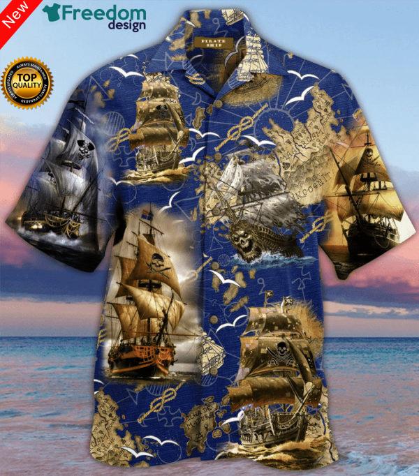 Amazing Pirate Ship Hawaiian Shirt | Unisex