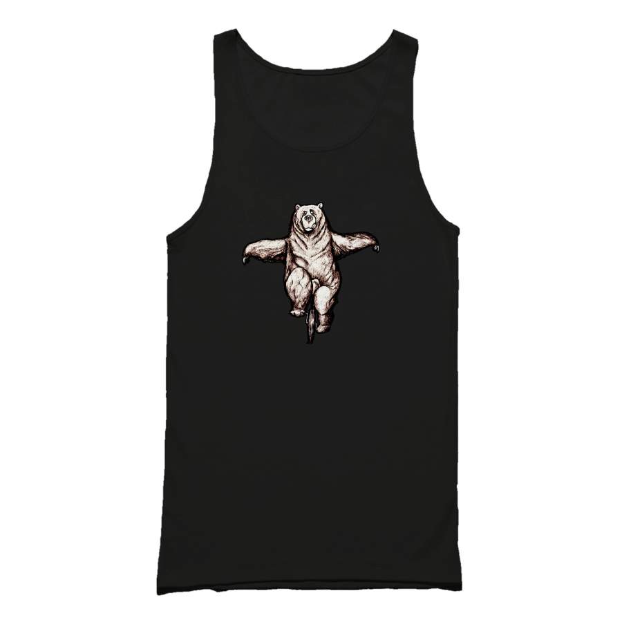 Polar Bear Illustration Animal Art Birthday Gift Tank Top