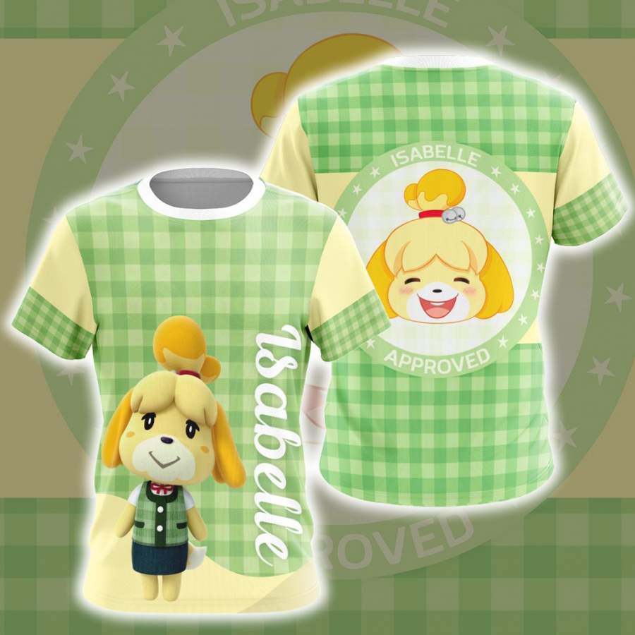 Animal Crossing Isabelle Unisex 3D T-shirt