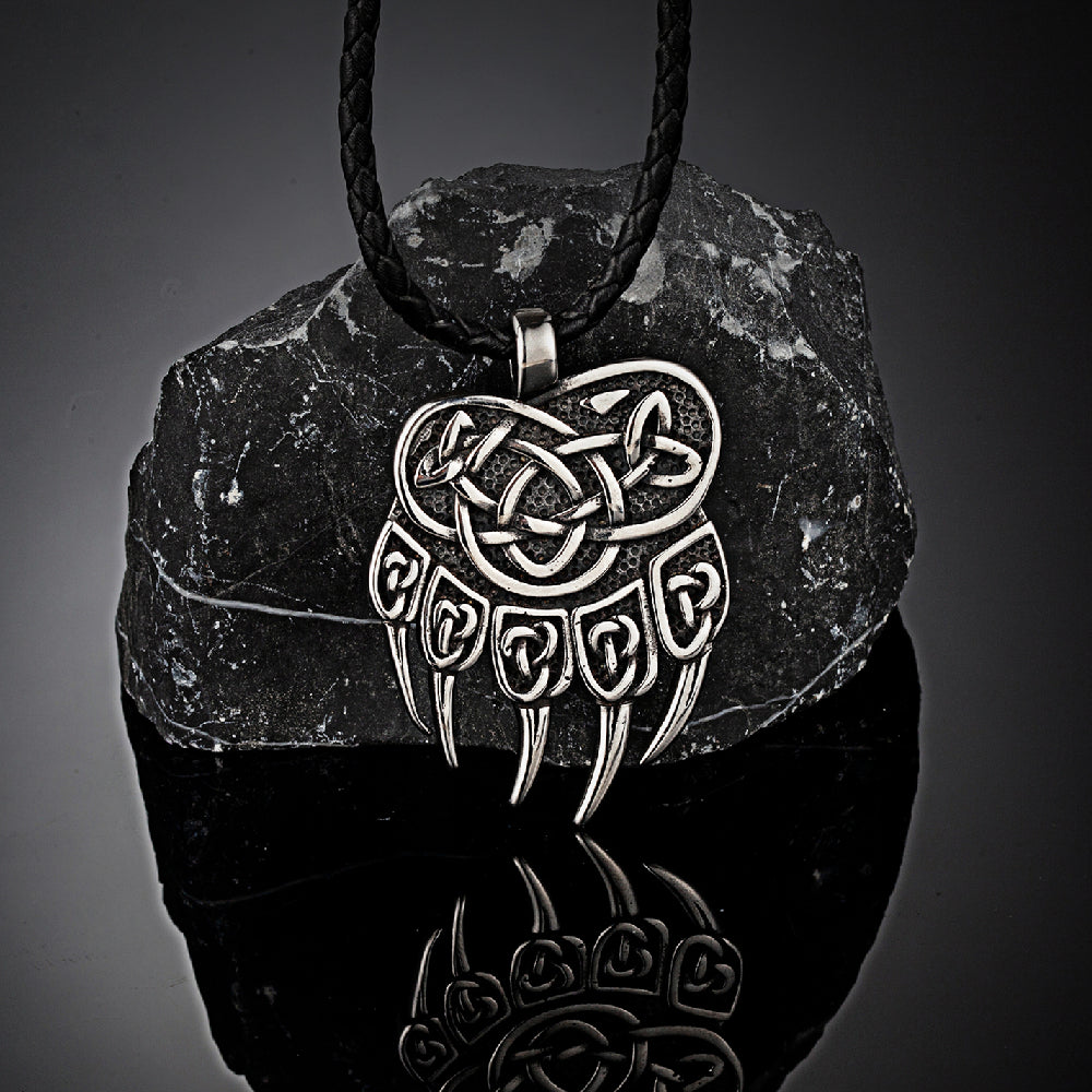 Viking Berserker Necklace – Bear Claw