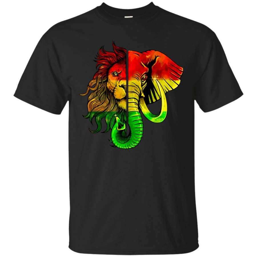 Lion And Elephant T-shirt & Hoodie