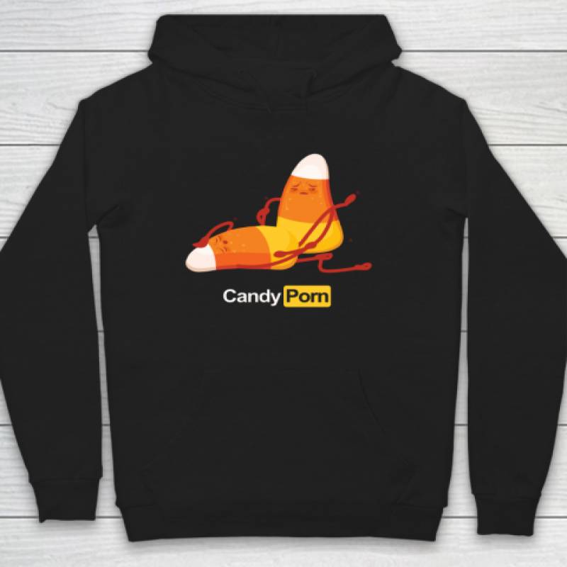 Candy Porn Corn Pun Porno Star Funny Halloween Costume Hoodie