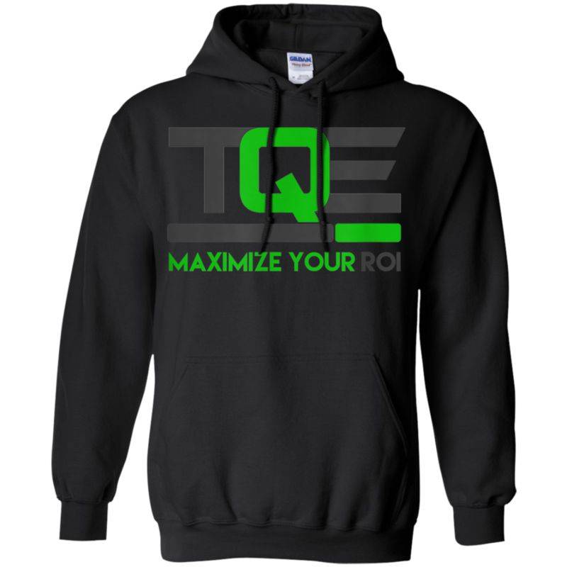 The Quant Edge Tqe Maximize Your Roi Logo T-shirt G185 Gildan Pullover Hoodie 8 Oz.