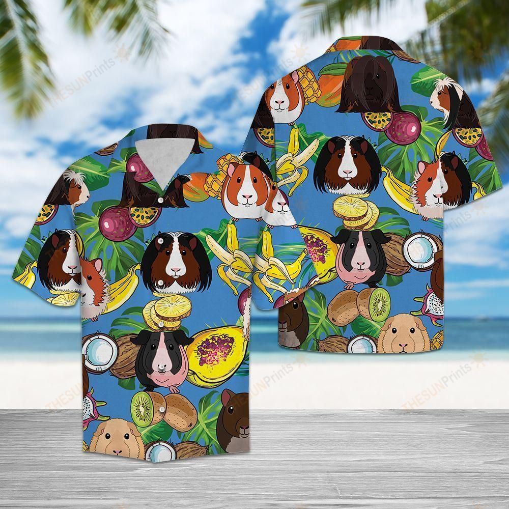 Guinea Pig Love Fruit Hawaiian Shirt Ha45015