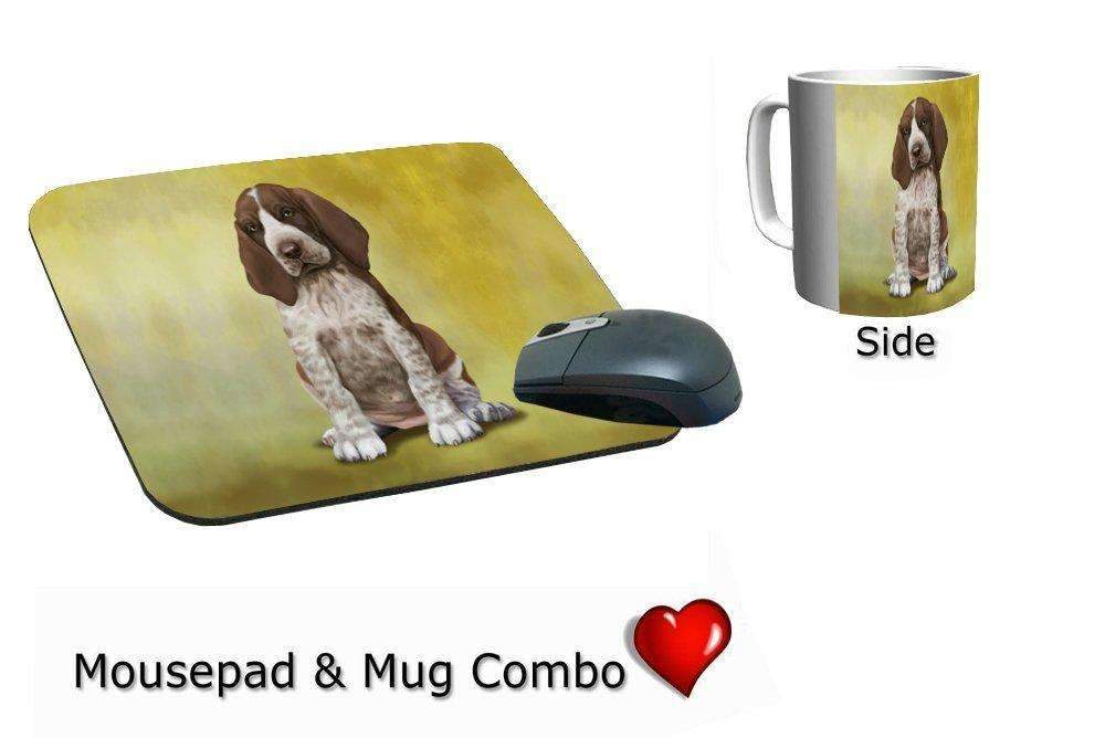 Braco Italiano Puppy Dog Mug & Mousepad Combo Gift Set