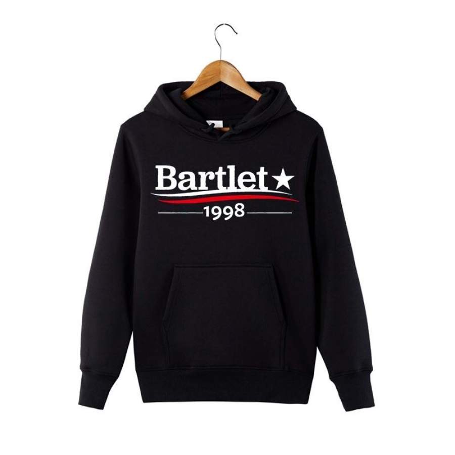 West Wing President Bartlet Hoodie Jed Bartlet 1998 For America Unisex Pullover Sweatershirt Hoodie Various Color Available