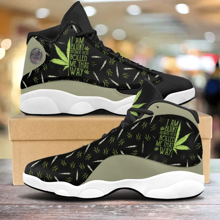 im blunt because god rolled me that way air jordan 13 sneakers air jordan 13 sneaker jd13 sneakers personalized shoes design