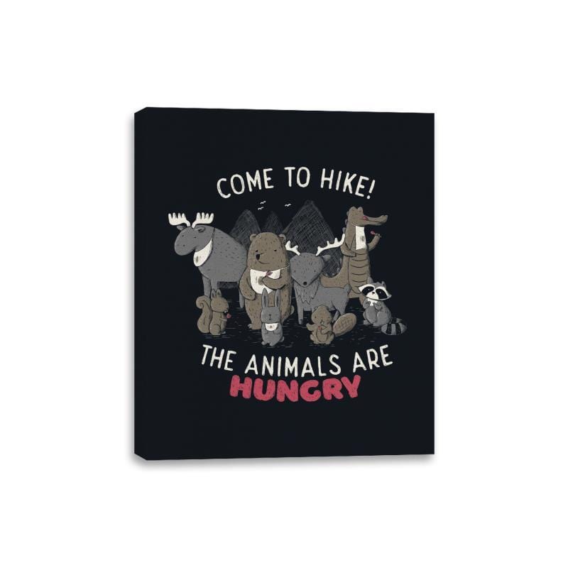 The Animals Are Hungry – Canvas Wraps