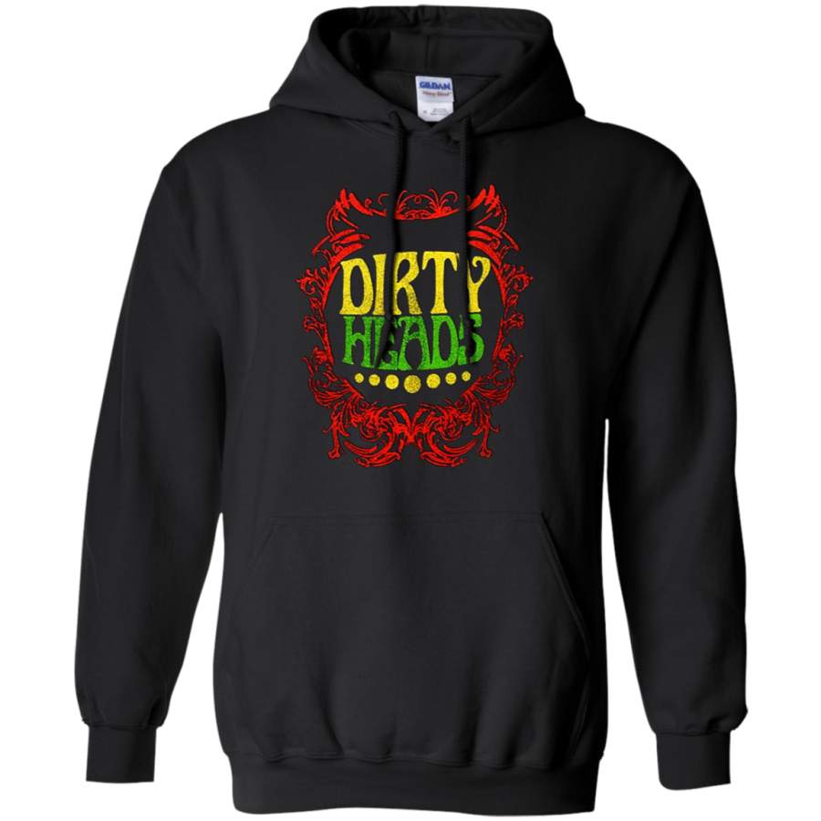 Dirty Heads – Womens Rasta Border Pullover Hoodie