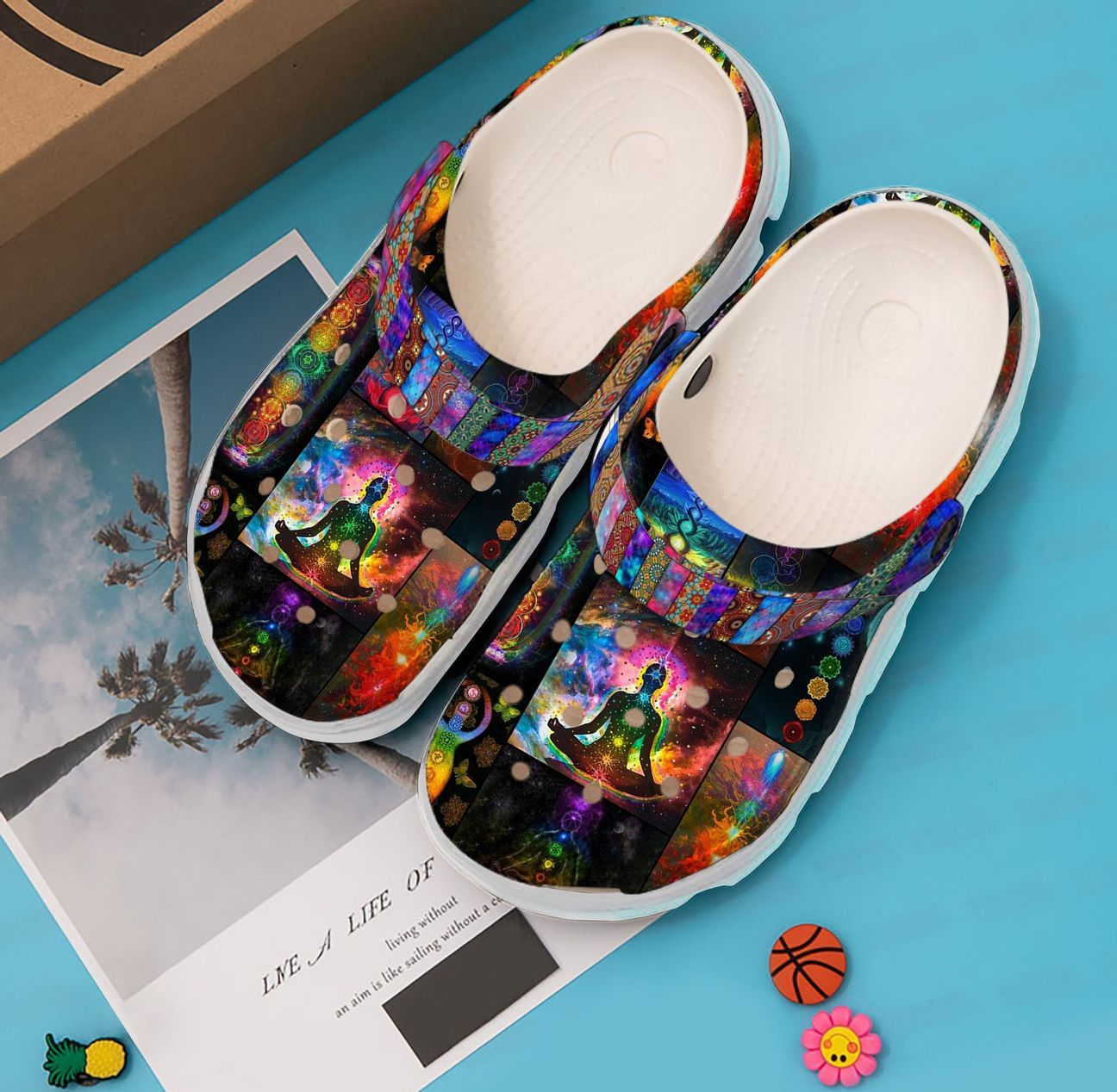 Yoga Personalized Clog, Custom Name, Text, Color, Number Fashion Style For Women, Men, Kid, Print 3D Yoga Life