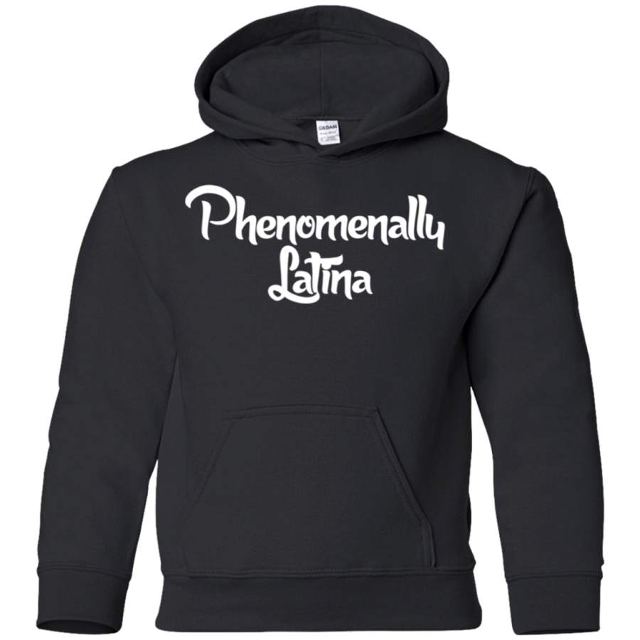 AGR Womens Phenomenally Latina Shirt G185B Gildan Youth Pullover Hoodie