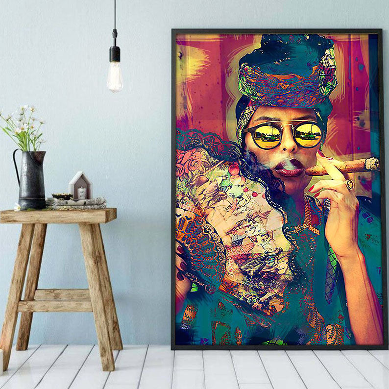 Black American Canvas Art Amazing Black Lives Matter Poster Prints Afro Queen African King Delightful Wall Canvas