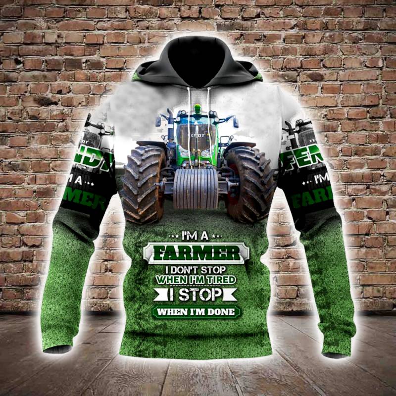 Tractor All Over Printed Hoodie AI090110