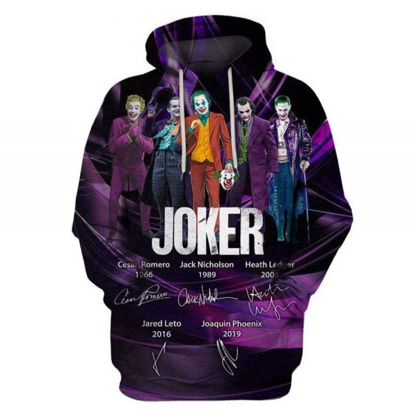 Joker Legends Character Signature Hoodie & Zip Hoodie