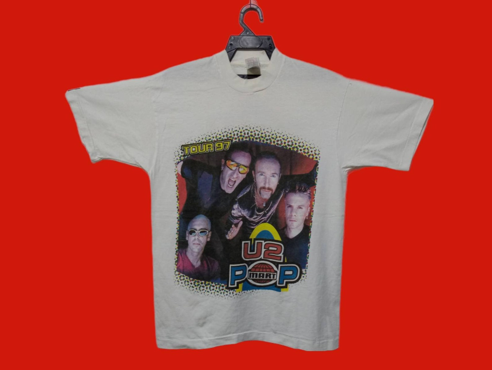 Vintage U2 Pop Tour Band 90S Concert Music T Shirt