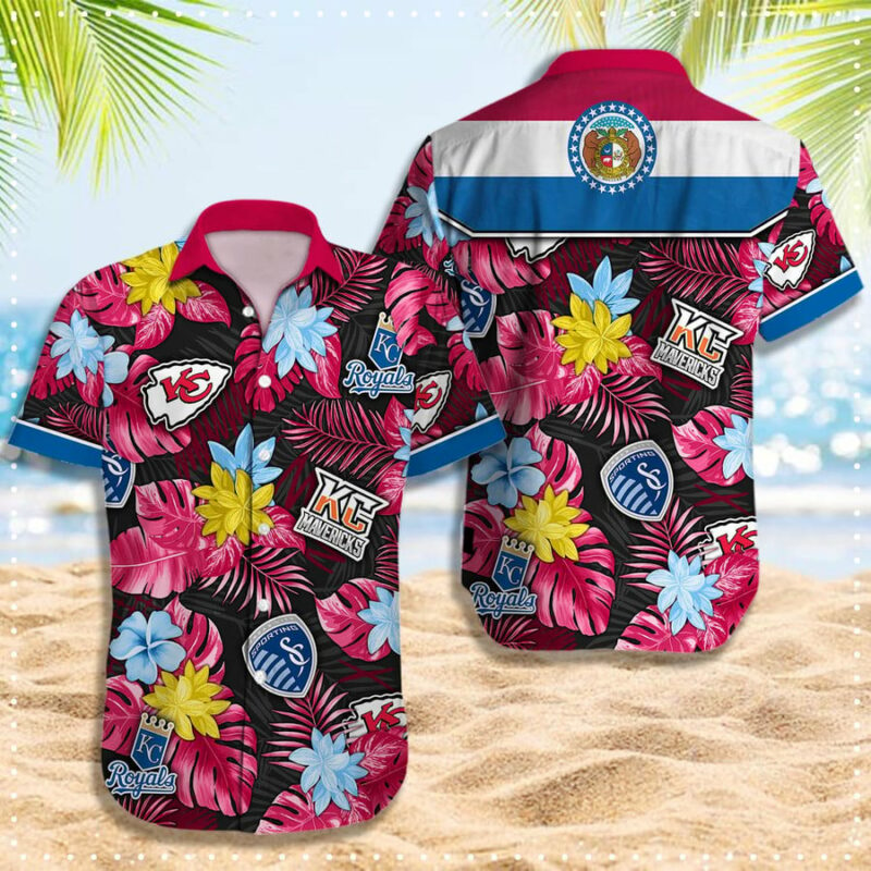 Kansas City Sport Teams Hawaiian Shirt M02