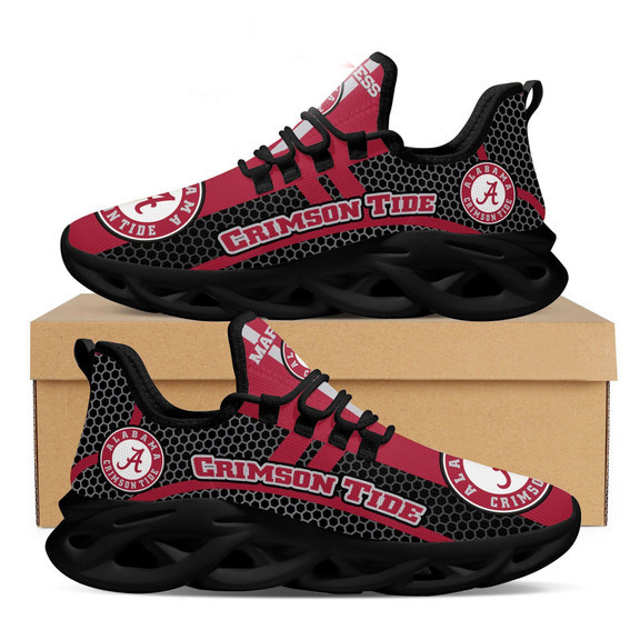 Alabama Crimson Tide Shoes Max Soul Luxury 1 Custom Name 06 M3Bth0988