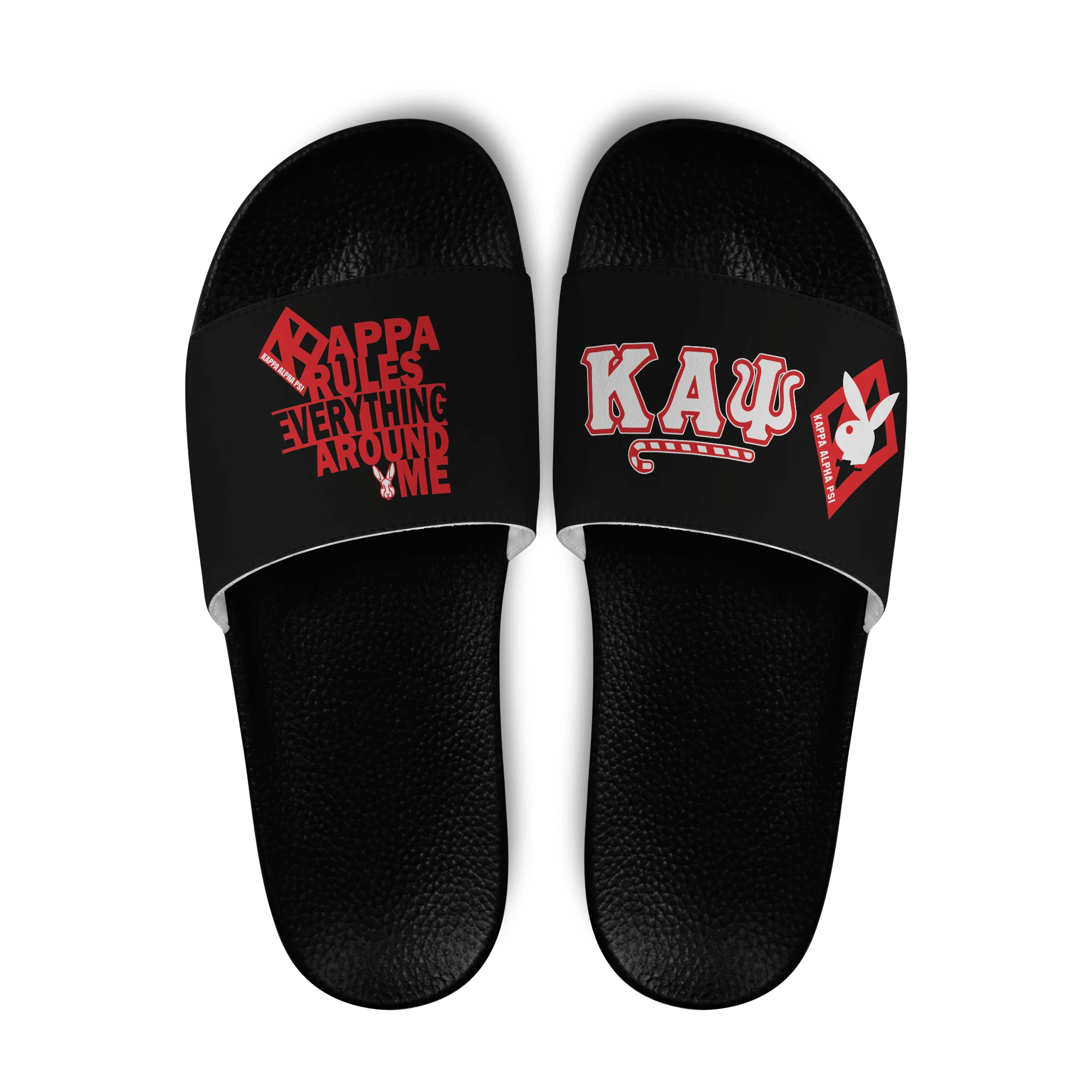 Gettee Sandal – Kappa Alpha Psi Rabbit Slide Sandals A31