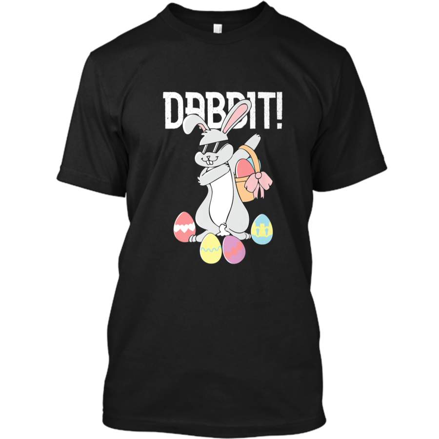 Dabbit T-Shirt Funny Dabbing Hip Hop Easter Bunny Shirt Custom Ultra Cotton