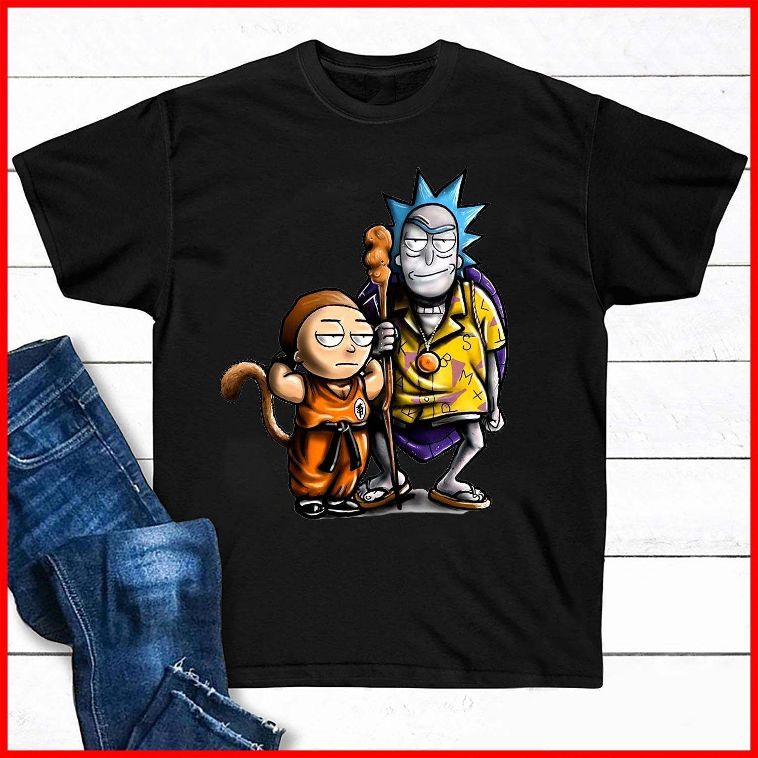 Rick And Morty Smith Cartoon Gift For The Friends Black And Shirt