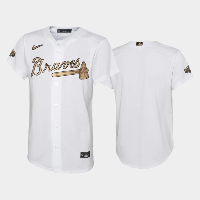 Atlanta Braves Jersey 2022-23 All-Star Game White Youth Jersey