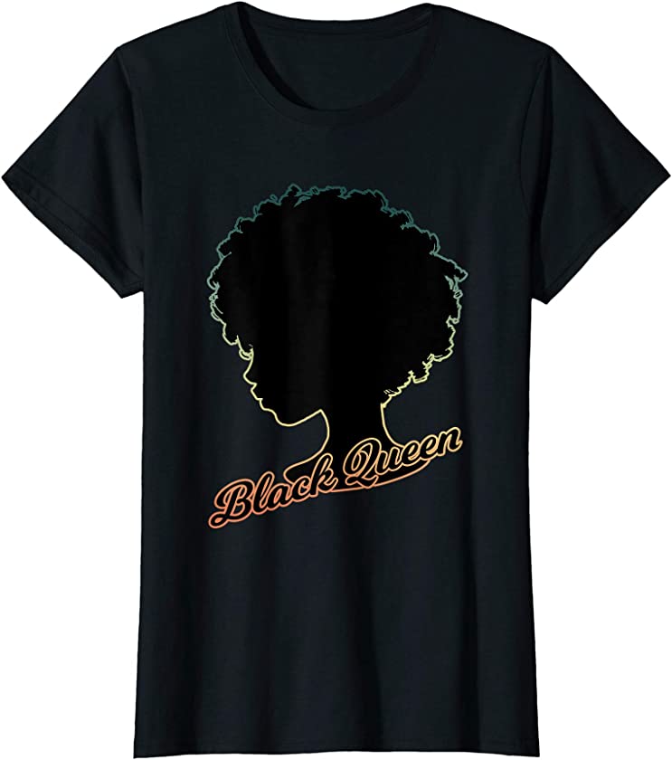 Womens African-American Queen Gift Black Woman History Month T-Shirt