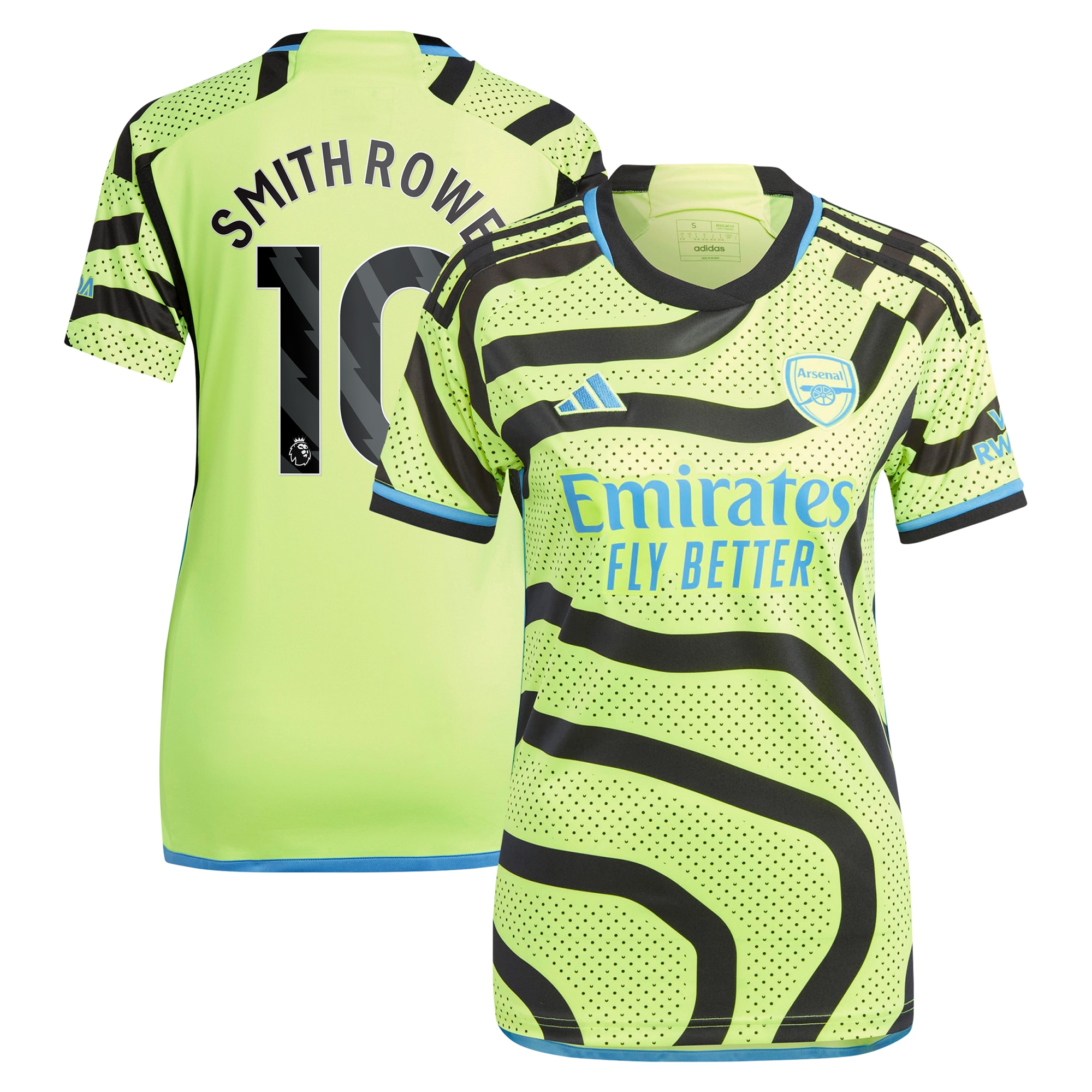 Emile Smith Rowe Arsenal Women's 2023/24 Away Replica Player Jersey – Yellow