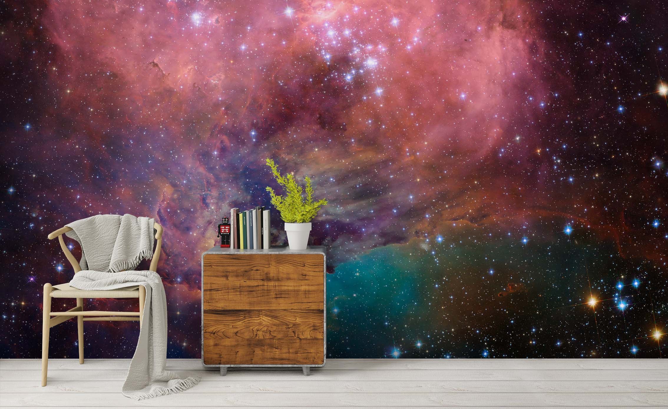 3D Space Nebula Wall Mural Wallpaper Sww 127