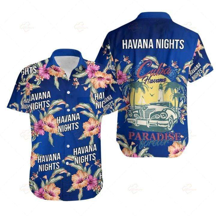 Havana Nights In Cuba Hawaiian Aloha Shirts Hawaiian Shirt For Men, Hawaiian Shirt For Women, Aloha Shirt
