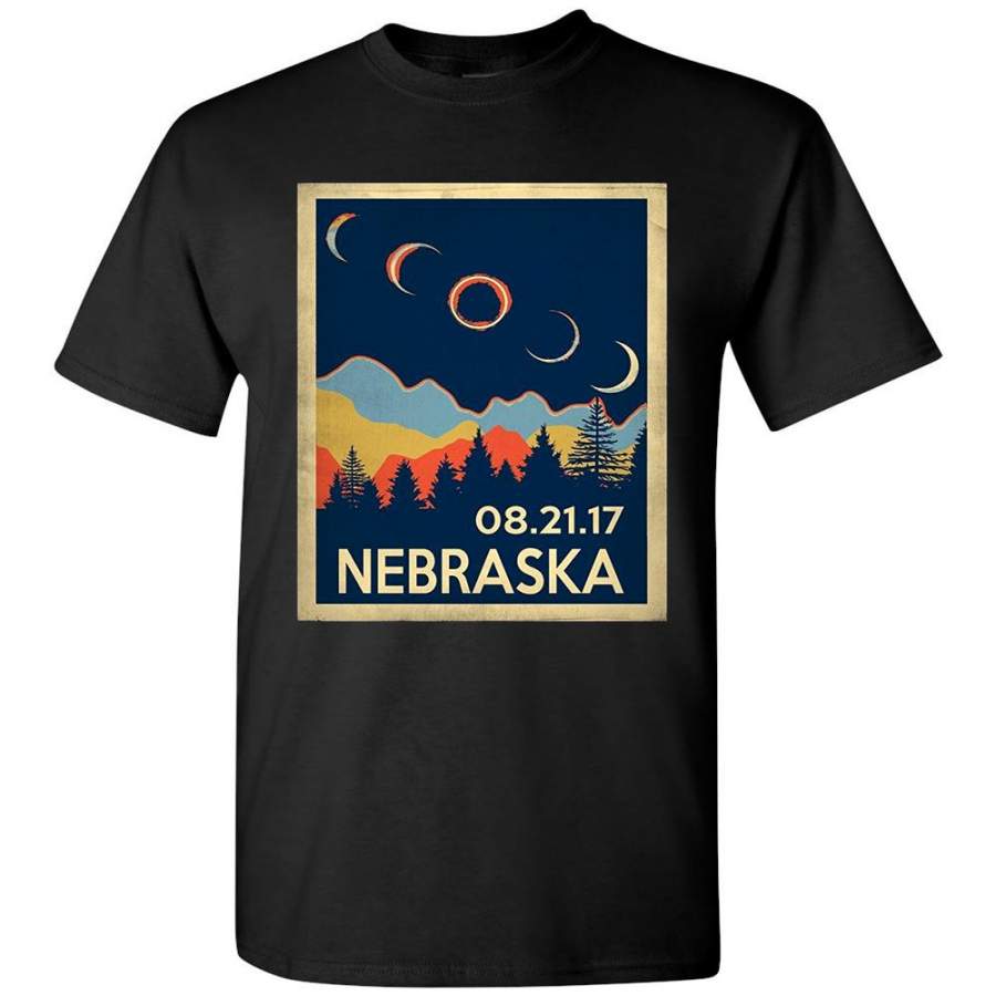 Vintage Nebraska Solar Eclipse 2017 shirt Mountain Country