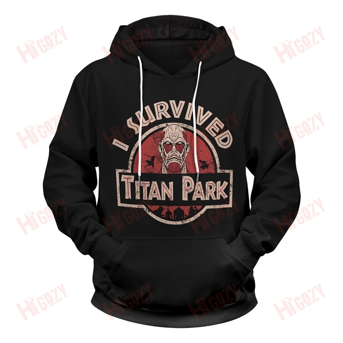 Survived Attack On Titan Unisex Pullover Hoodie