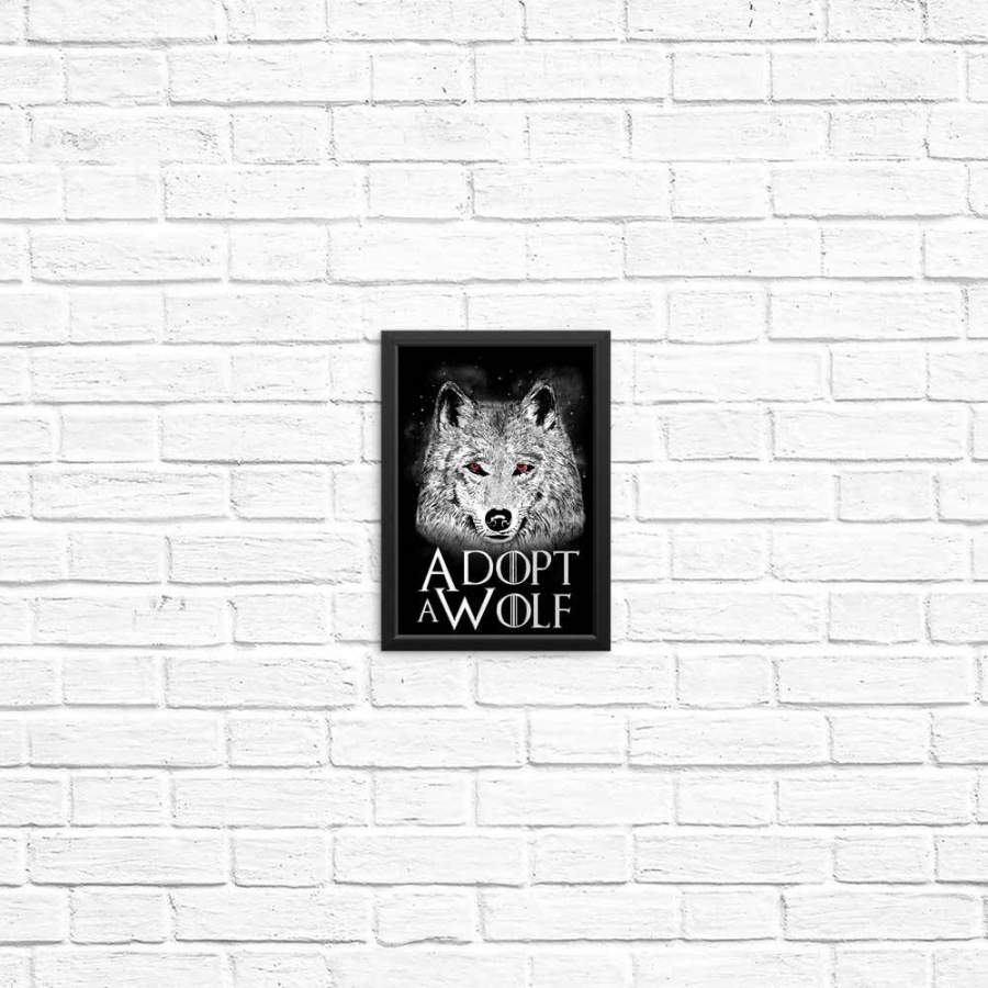 Adopt a Wolf – Posters & Prints