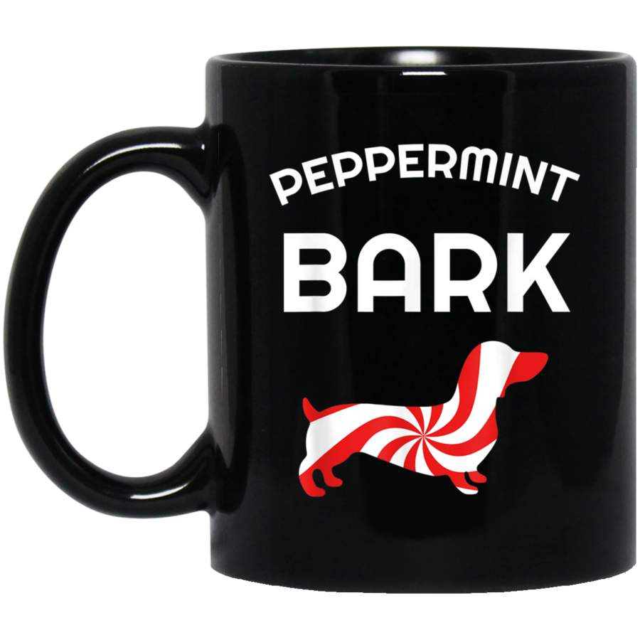 Sweet Peppermint Dachshund Dog Candy Apparel Mug