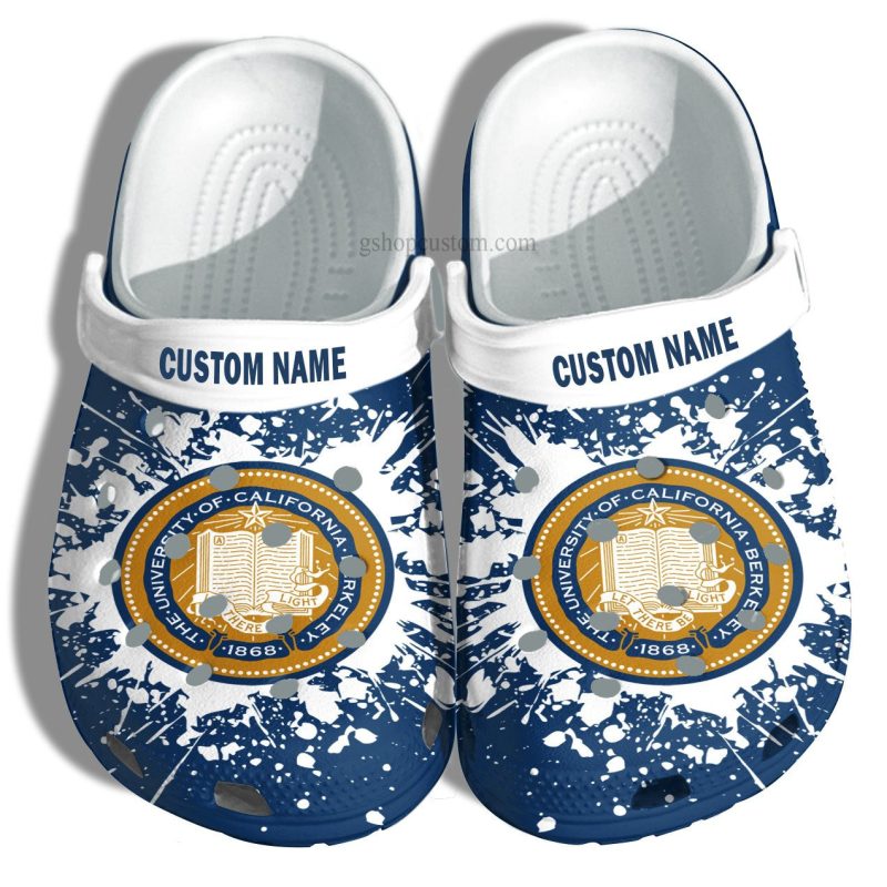 University Of California Berkeley Croc Shoes Customize- University Graduation Gifts Shoes Admission Gift